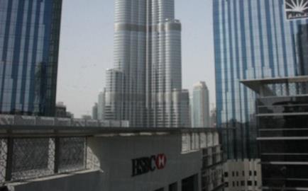 Derek Roy's office view from EC Harris Dubai